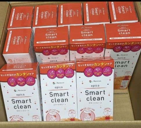 ☆正規品12本☆メニコン　エピカスマートクリーン300ml 35日分 容器付 メニコン エピカ スマートクリーン 300ml 35日分 ｜ケア用品